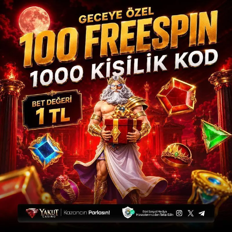 Yakut Casino Telegram: 💎 #YAKUTCASİNO'DA HER GÜN FREESPIN, HER GÜN ETKİNLİK! 🔢🔢🔢 🅰️🅰️🅰️🅰️🅰️🅰️🅰️🅰️ ✅…