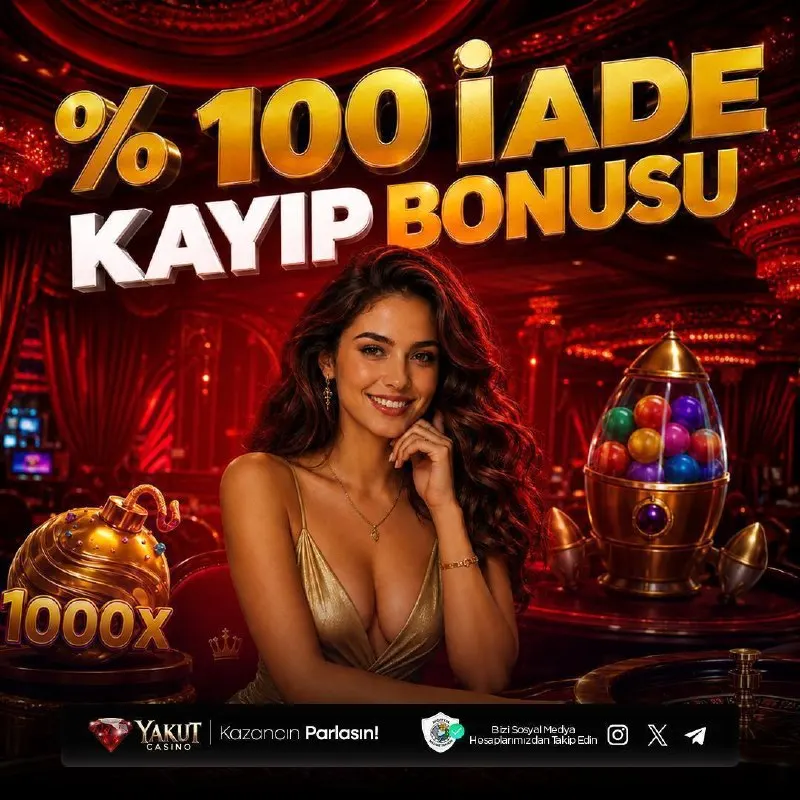 Yakut Casino Telegram: 🤩 #YAKUTCASİNO'DA YENİ ÜYELERE ÖZEL %💯 KAYIP İADE BONUSU! ⚡️ İlk yatırımına…