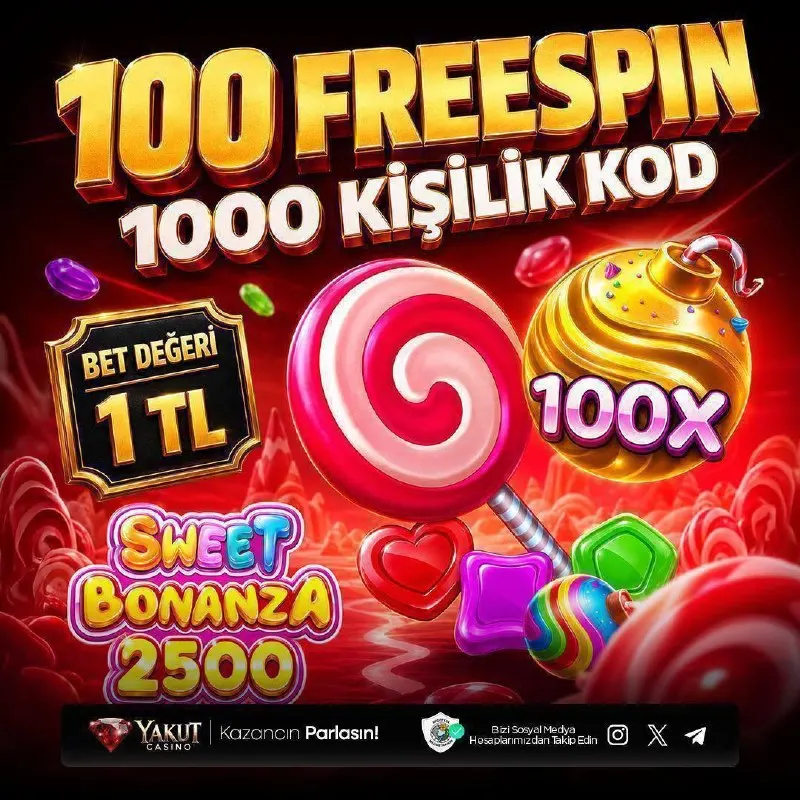 Yakut Casino Telegram: 💎 #YAKUTCASİNO'DA HER GÜN FREESPIN, HER GÜN ETKİNLİK! 🔢🔢🔢 🅰️🅰️🅰️🅰️🅰️🅰️🅰️🅰️ ✅…