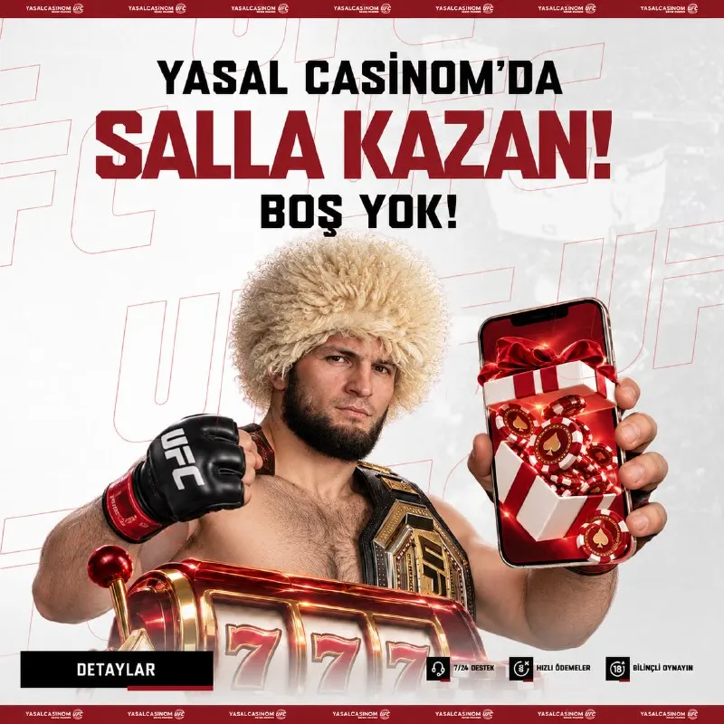 YasalCasinom Telegram: ⚡️YASALCASİNOM’DA SALLA KAZAN AKTİF Şansını parmaklarının ucunda hissetmeye…