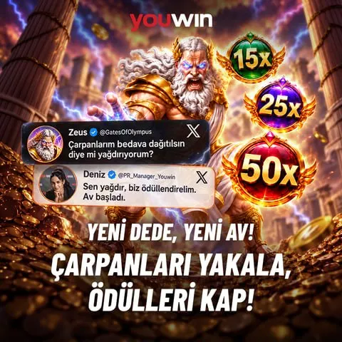 Youwin Telegram: ⚡️ ÇARPANI YAKALA, SUPER SPIN’LERİ KAP! Her Salı Gates of Olympus 2500 oyna…