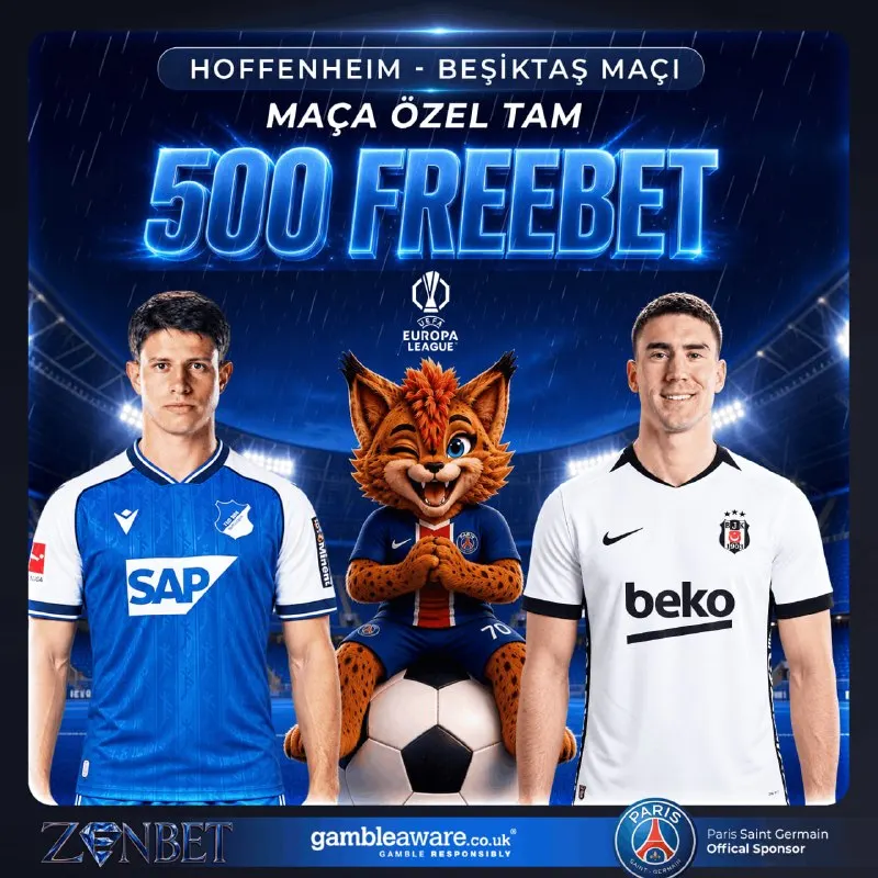Zenbet Telegram: ZenBet Farkı İle 500 Freebet! 👟 Hoffenheim - Beşiktaş 💘 Tek Yapman Gereken…